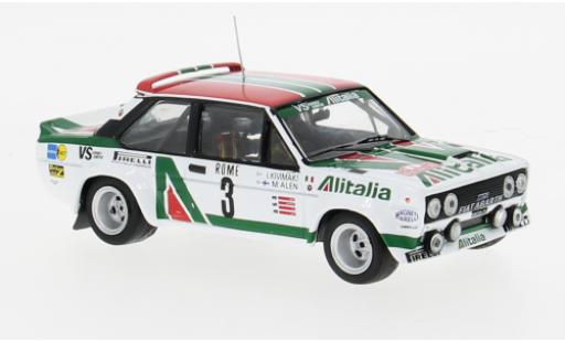 Fiat 131 1/43 IXO Abarth Rally Monte Carlo 1979 #3 M.Alen/I.Kivimaki 1:43 modellautos