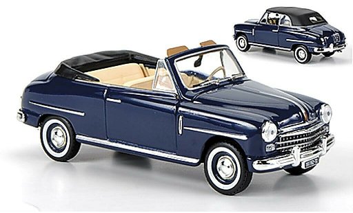 Fiat 1400 Cabriolet 1/43 Norev Cabrio blau 1950 modellautos