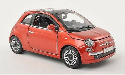 Fiat 500 Base 1/24 Burago kupfer 2007 modellautos