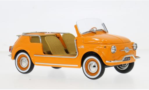 Fiat 500 1/18 Norev Jolly orange 1965 1:18