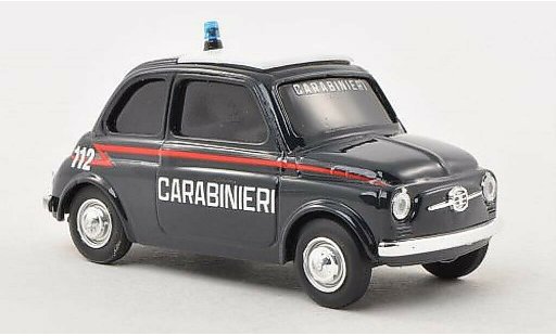 Fiat 500 Police 1/43 Brumm Polizia modellautos