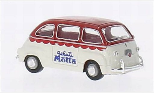 Fiat Multipla Multipla 1/87 Brekina Gelati Motta modellautos