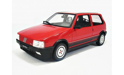 Fiat Uno Turbo i.e. 1/18 Laudoracing Models LM088 rot 1987 modellautos