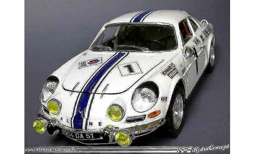Alpine A110 rallye 1/18 Burago monte carlo historique 2007 modellautos