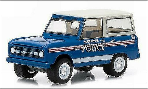 Ford Bronco Police 1/64 Greenlight Glen Alpine 1967 modellautos