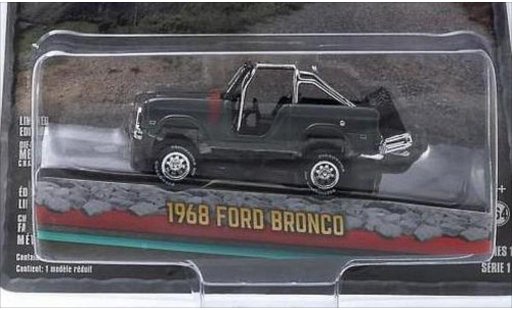 Ford Bronco Wagon 1/64 Greenlight mettalic grau 1968 modellautos