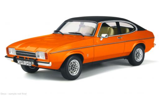 Ford Capri 1/18 Ottomobile MK II 3.0L V6 Ghia orange/schwarz 1974 1:18 modellautos