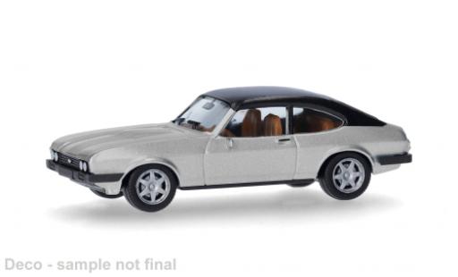 Modellautos Ford Capri silber 1/87 Herpa