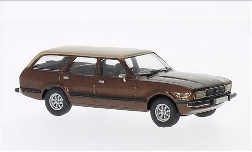 Ford Cortina Ghia 1/43 Brooklin MKIV mettalic braun/beige modellautos