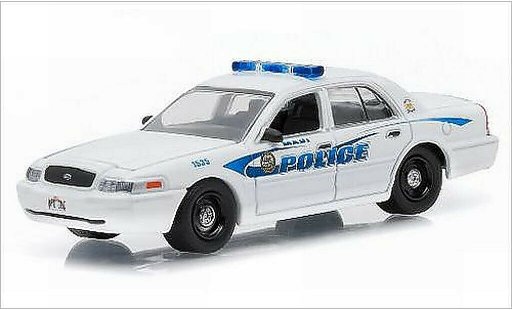 Ford Crown Police Interceptor 1/64 Greenlight Victoria Maui 2008 modellautos