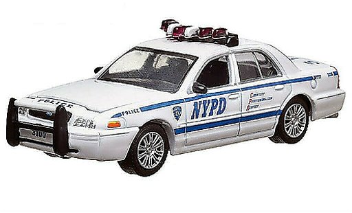 Ford Crown Police Interceptor 1/64 Greenlight Victoria NYPD Polizei (USA) 2008 modellautos