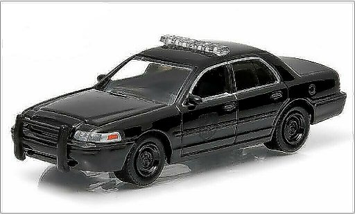 Ford Crown Police Interceptor 1/64 Greenlight Victoria schwarz 2008 modellautos