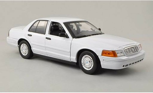 Ford Crown Police Interceptor 1/18 Motormax Victoria weiss Polizei (USA) modellautos