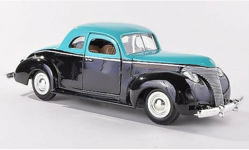 Ford Custom Berline 1/24 Motormax schwarz/t&Atilde;&frac14;rkis 1949 modellautos