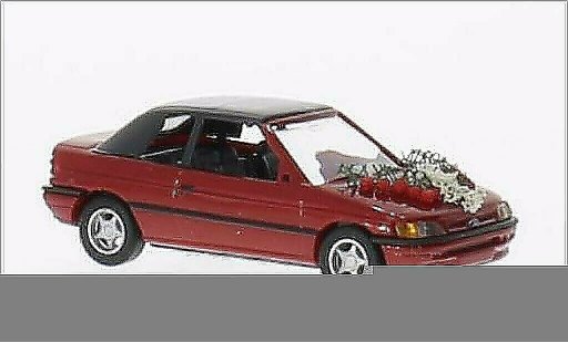 Ford Escort MK1 1/87 Busch Cabrio mettalic rot modellautos