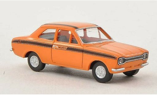 Ford Escort Mexico 1/87 Wiking I orange/schwarz modellautos