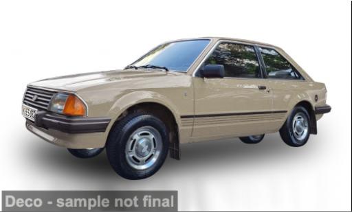 Ford Escort 1/18 Sun Star Mark III Ghia gold 1983 1:18 modellautos