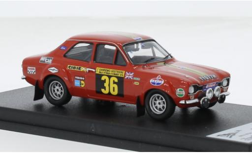 Modellautos Ford Escort 1/43 Trofeu MK I # 36 1:43 Ford Escort 1/43 Trofeu MK I # 36 1:43 modellautos