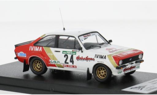 Ford Escort 1/43 Trofeu MK II Rally Portugal 1983 #24 R.Souto/E.Cid 1:43 modellautos