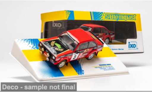 Ford Escort 1/43 IXO MK II RS 1800 Legend Boucles de Spa 2010 #3 S.Blomqvist/R.Jakobsson 1:43 modellautos