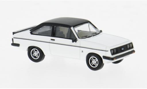 Ford Escort 1/87 PCX87 MK II RS 2000 weiss/schwarz 1977 1:87 modellautos