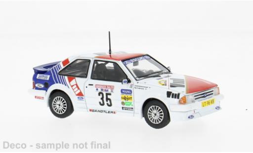 Ford Escort 1/43 IXO MK III RS Turbo Hunsr&uuml;ck Rallye 1985 #35 S.Andervang/A.Schoonenwolf 1:43 modellautos