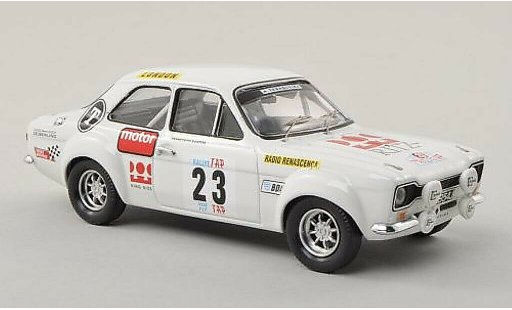 Ford Escort MK1 1/43 Trofeu MkI 1600 TC No.23 Ritz Rally Portugal 1973 /J.Anjos modellautos