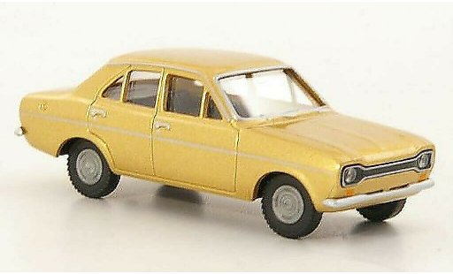 Ford Escort MK1 1/87 Wiking MkI gold 4-turig modellautos