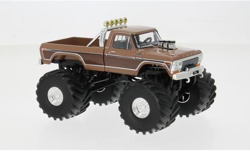 Modellautos Ford F-350 Monster Truck braun 1978 Kings of Crunch Series 5 1/43 Greenlight