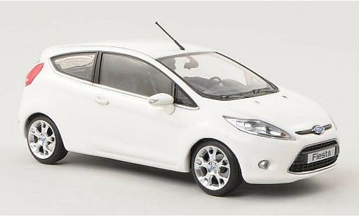 Ford Fiesta ST 1/43 Minichamps Mk VII weiss 3-Turer 2008 modellautos