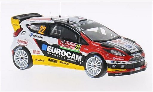 Ford Fiesta WRC 1/43 IXO No.22 Eurocam Rallye Monte-Carlo 2014 /E.Melicharek modellautos