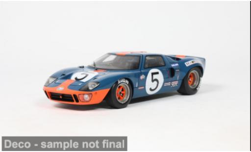 Modellautos Ford GT40 GT 40 MK.1 blau/orange 1968 1/18 Solido