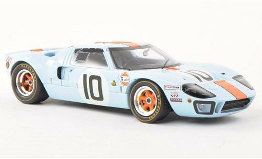 Ford GT40 Mk I 1/43 Spark GT 40 No.10 Gulf 24h Le Mans 1968 /D.Hopps modellautos