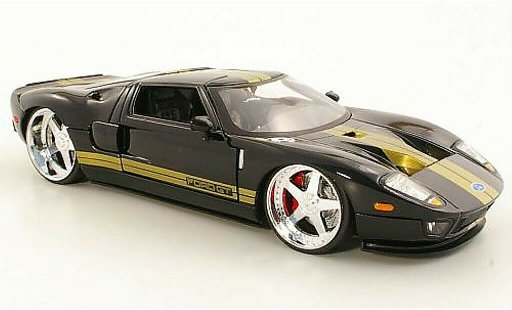 Ford GT Berlinetta 1/24 Jada Toys schwarz/gold 2005 modellautos