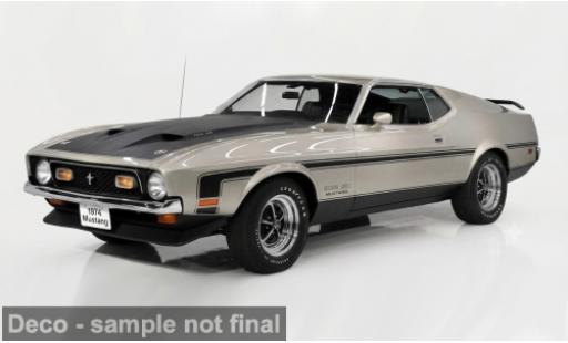 Modellautos Ford Mustang Boss 351 silber 1971 1/18 Sun Star