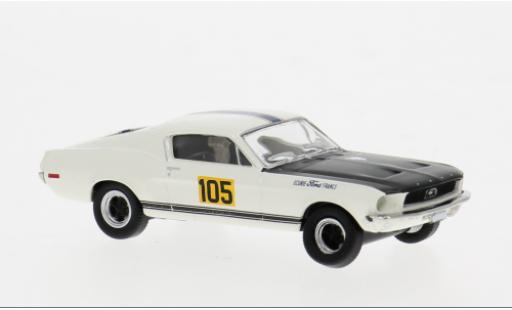 Ford Mustang 1/87 Brekina Fastback 1968 Ecurie France #105 1:87 modellautos