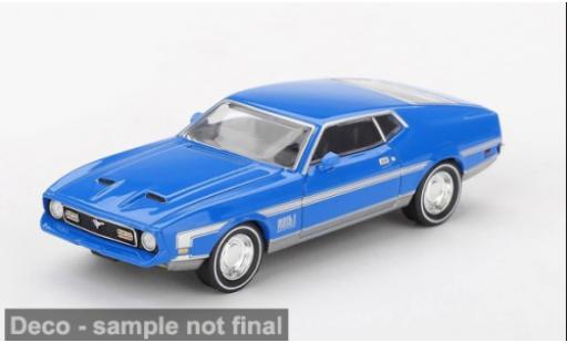 Ford Mustang 1/64 Mini GT Mach 1 blau 1971 1:64 modellautos