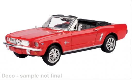 Ford Mustang 1/43 Motormax rot/schwarz 1964 1:43 modellautos