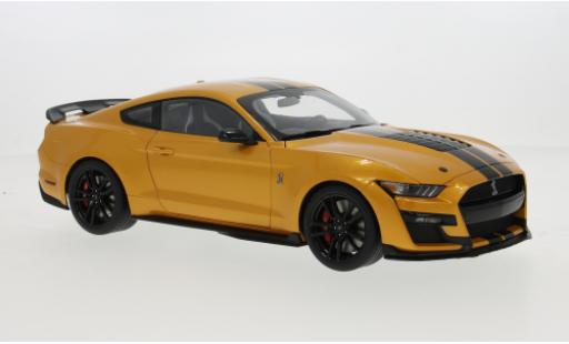Shelby GT 500 1/18 AUTOart Ford Mustang orange/schwarz 1:18 modellautos