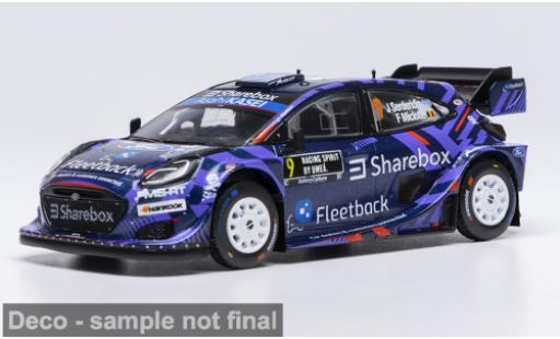 Ford Puma 1/43 IXO Rally1 WRC Rally Schweden 2025 #9 J.Serderidis/F.Miclotte 1:43 modellautos