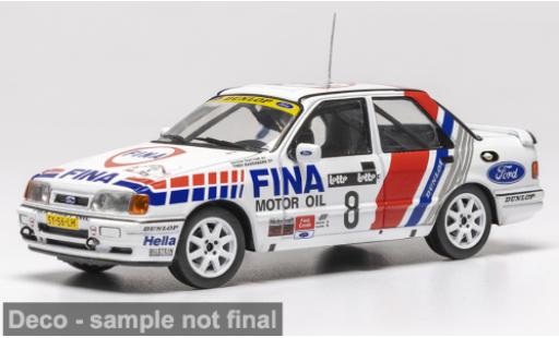 Modellautos Ford Sierra Cosworth RS 4x4 Circuit des Ardennes 1990 #8 E.Doctor/T.Badenberg 1/43 IXO