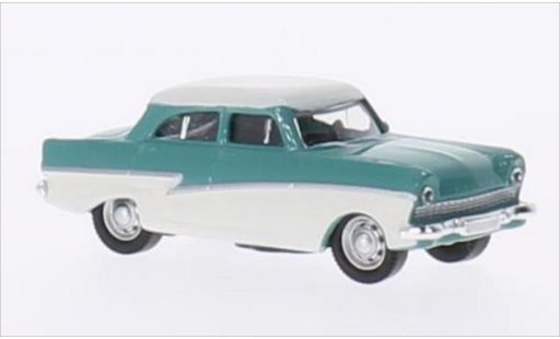 Ford Taunus 17M 1/87 Schuco t&Atilde;&frac14;rkis/weiss modellautos