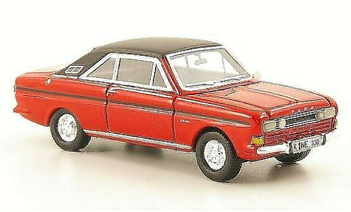 Ford Taunus 15M 1/87 Neo P6 Coupe rot/schwarz 1968 modellautos