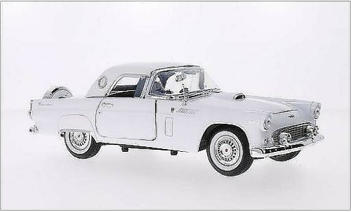 Ford Thunderbird Two-Seater 1/18 Motormax Hardtop weiss 1956 modellautos