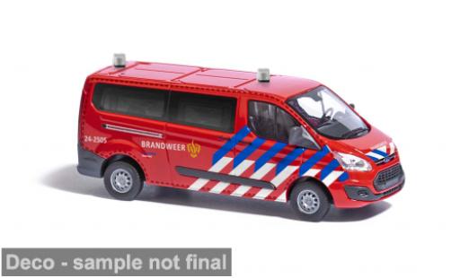 Modellautos Ford Transit Custom 2012 Brandweer (NL) 1/87 Busch