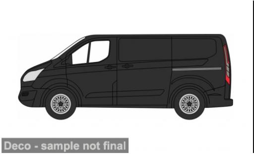 Modellautos Ford Transit Custom schwarz 1/76 Oxford