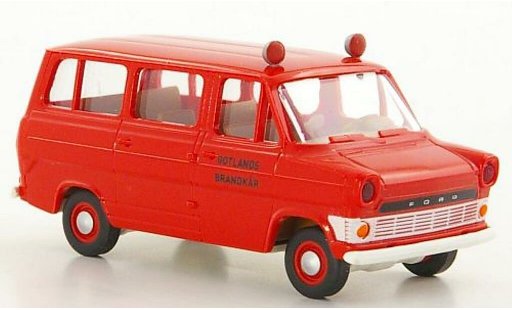 Ford Transit Mk2 1/87 Brekina IIa Kombi Gotlands Brandkar Feuerwehr (S) modellautos