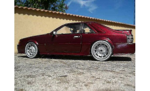 Ford Mustang SVO 1/18 Welly rot modellautos