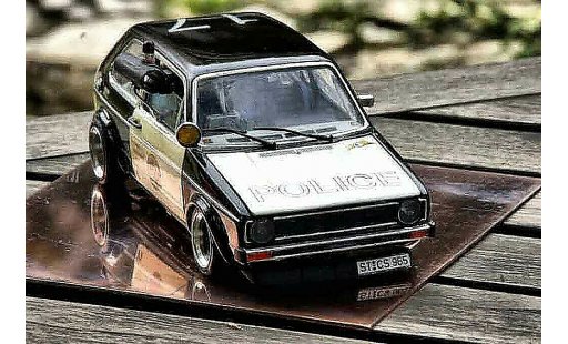 Volkswagen Golf GTI 1/18 Solido police / polizei modellautos