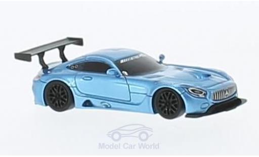 Mercedes AMG GT 1/87 FrontiArt 3 mettalic blau modellautos